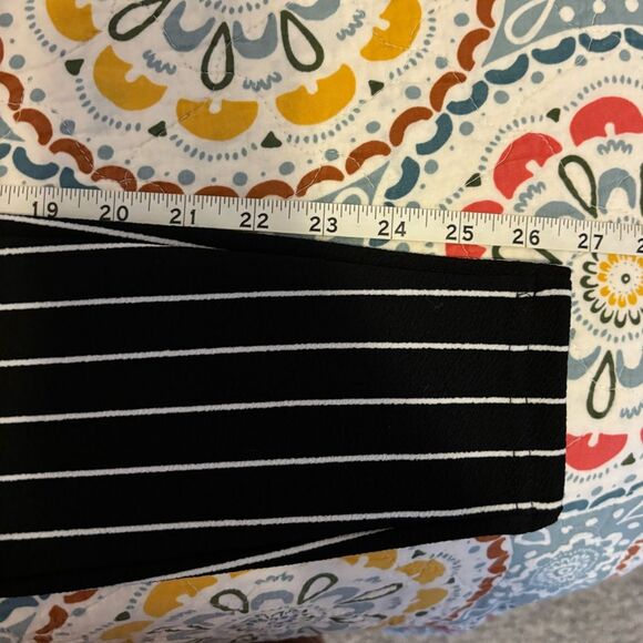 Women’s Black Striped Skinny Pants Size XS - Picture 8 of 8